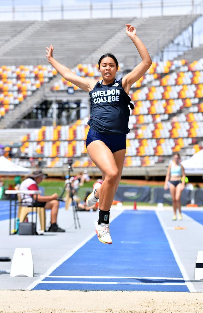 The Queensland All Schools track and field championships at QSAC. Saturday November 2, 2024. Picture, John Gass