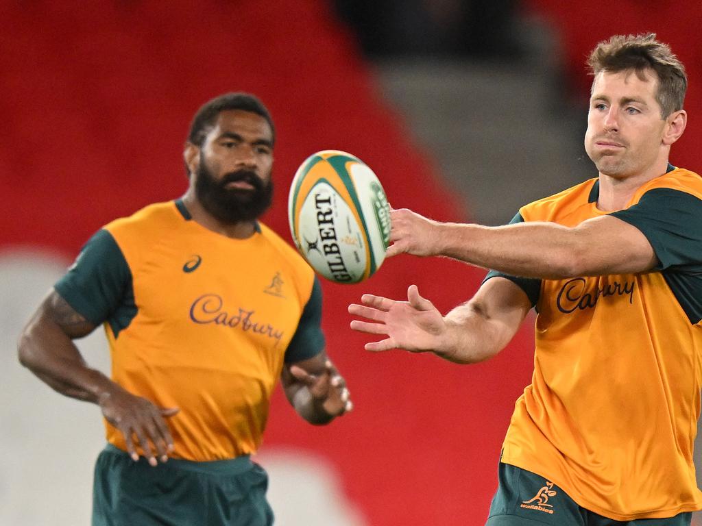 Bernard Foley (right) has been named in an Australia A squad to play against Tonga. Picture Morgan Hancock/Getty Images