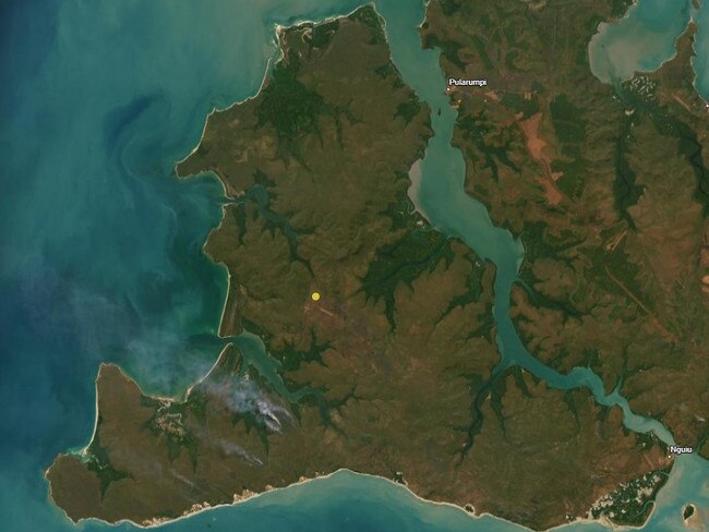 A 2.5 earthquake struck Bathurst Island on December 31, 2024. Picture: Geoscience Australia