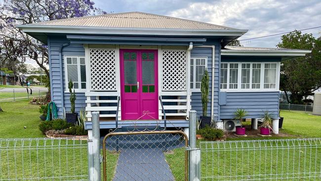 This two bedroom house at 21 Abbotsford St, Toogoolawah, in Ipswich is on an 890sq m block and listed at offers over $379,000.