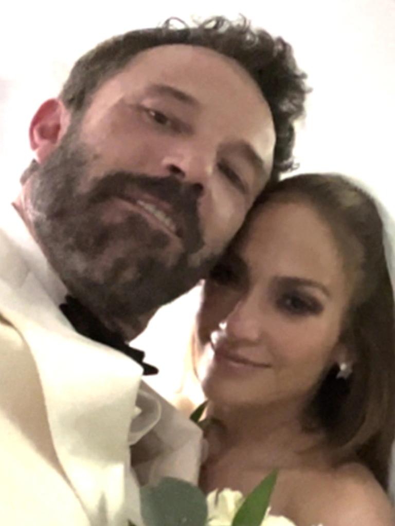 Jennifer Lopez &amp; Ben Affleck's Vegas Wedding. Picture: Instagram