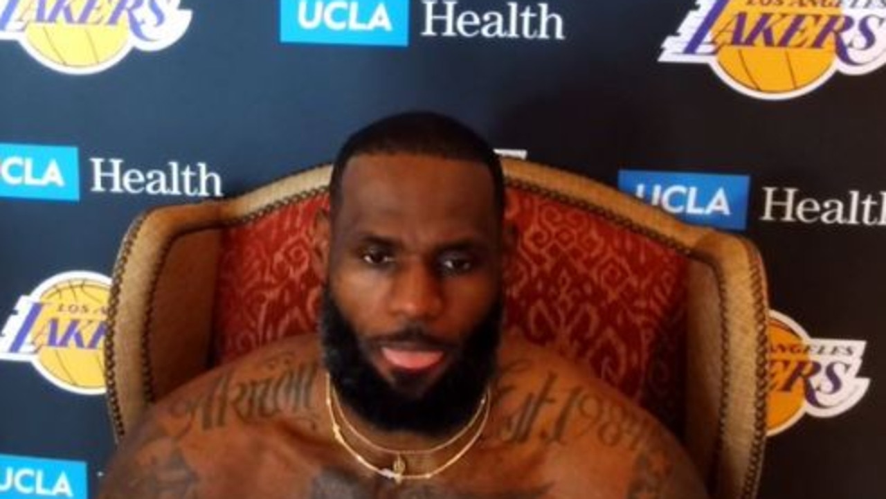 LeBron James in his throne?