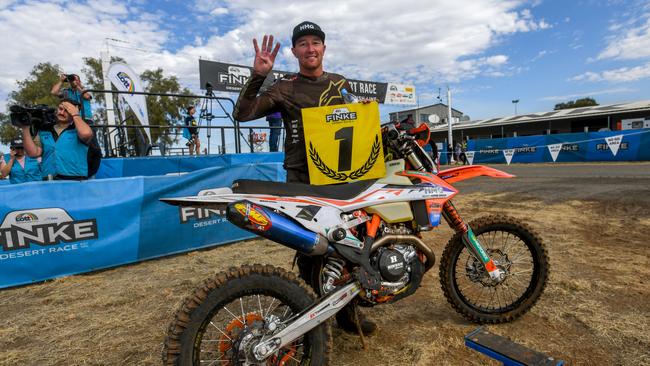 Hometown hero David Walsh has retired with five titles at Finke.