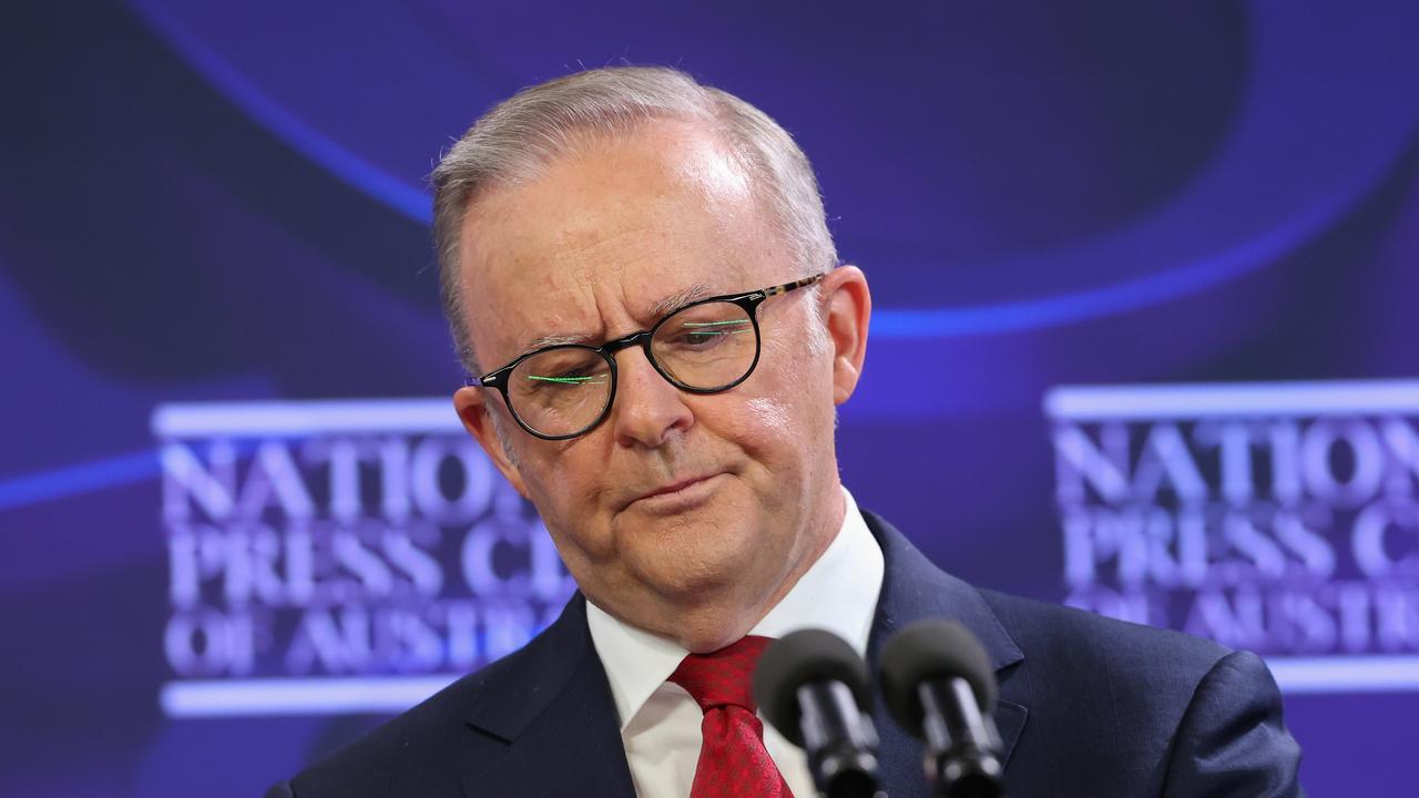 Anthony Albanese says Labor respects the result of the referendum that rejected the Voice. Picture: Jason Edwards / NewsWire