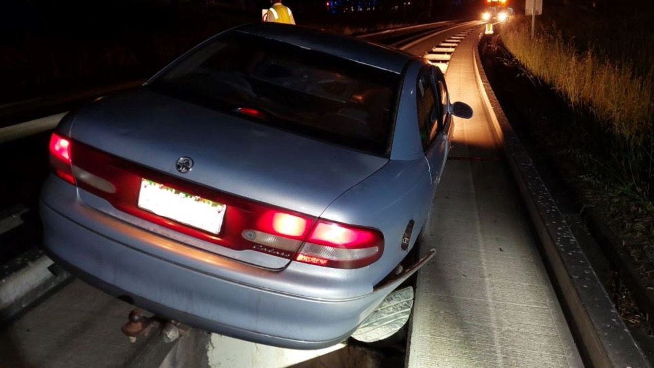 Police are investigating a crash at the O-Bahn track at Modbury which occurred on Wednesday night. Picture: SAPOL