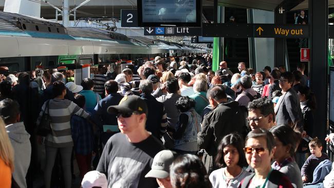 Infrastructure such as the Sydney Metro is vital for Australian growth. Picture: David Swift.