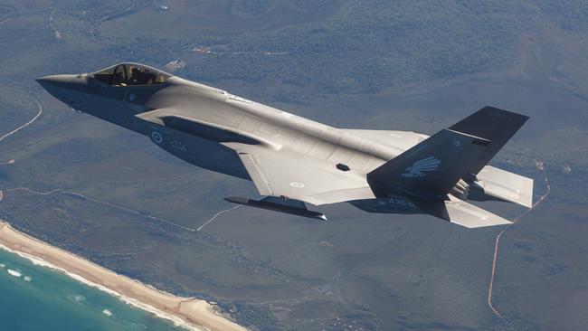 A Royal Australian Air Force F-35A Lightning II aircraft. Picture: Supplied