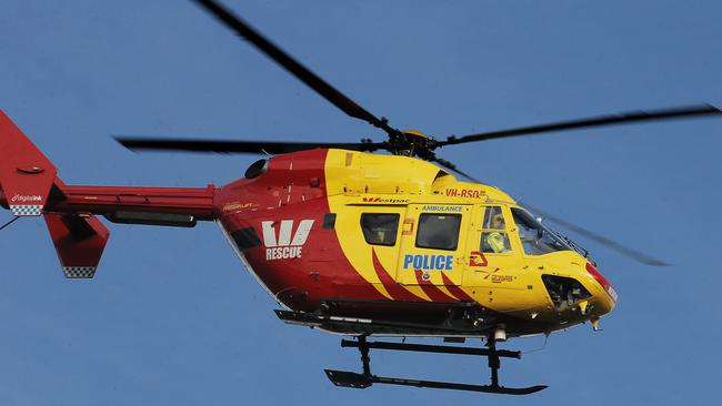 The Westpac Rescue helicopter has been kept very busy over the past 24 hours. Picture: MATHEW FARRELL