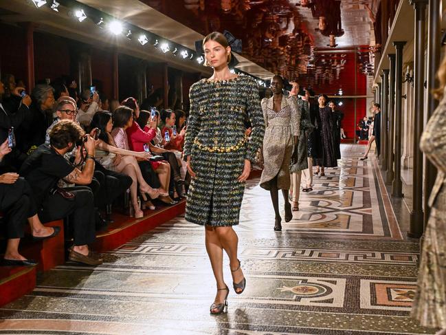 Models walk the runway during the Chanel Haute Couture fall/winter 2024-2025 show as part of Paris Fashion Week on June 25, 2024 in Paris, France. Picture: Getty Images