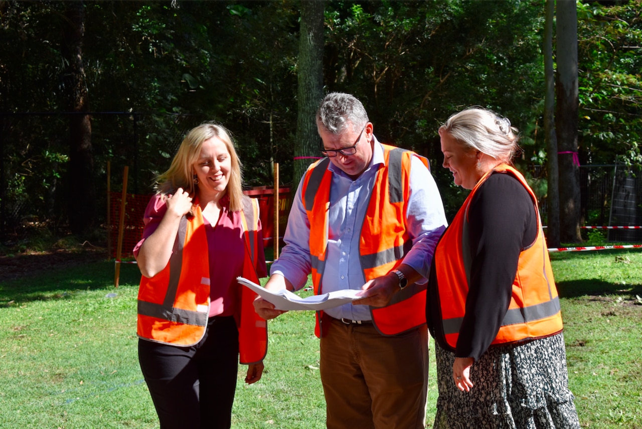 Works are underway to expand the Urangan Community Centre, a development said to make a “huge difference” to the area. Picture: Isabella Magee