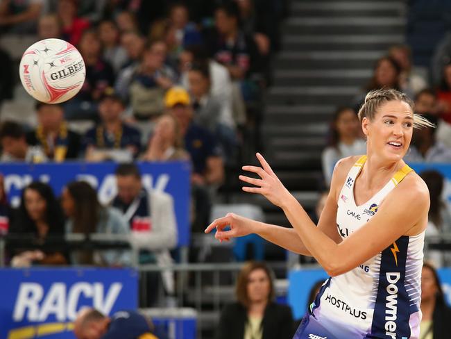 Caitlin Bassett in action for the Lightning. Picture: Getty