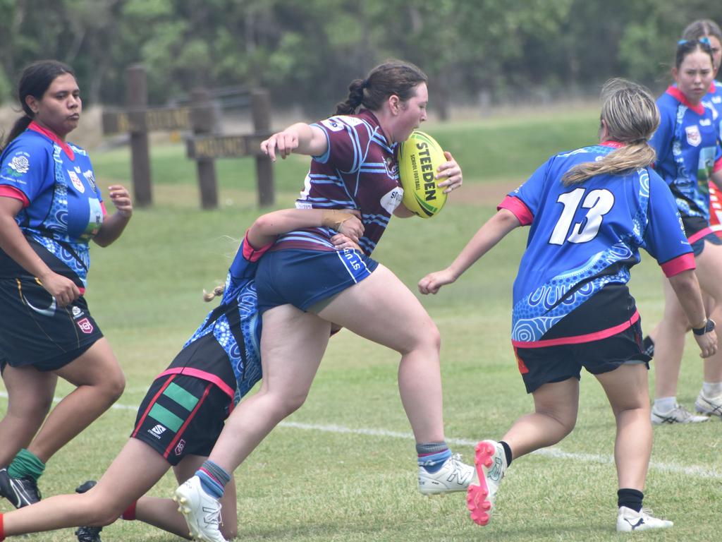 Faces of the CQ Capras under-17 and under-19 girls open trials at St Brendan's College, Yeppoon, on November 16, 2024. Photo: Pam McKay
