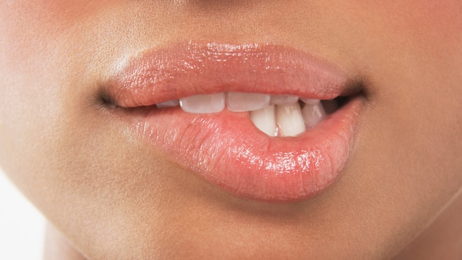 It’s classed as an oral parafunctional activity, as are tooth grinding, thumb sucking, lip biting, tongue thrusting, pen chewing, and other repetitive mouth actions. Image: Getty