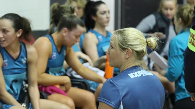 Boroondara Express coach Kayla McQuade said there’s a lot to like about her side’s future. Picture: David Crosling