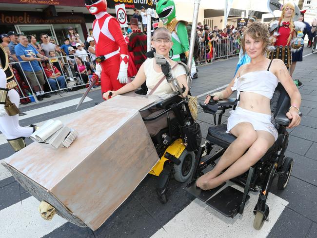 MAD MAX - Sarah Styles and Lou Peac. Pic Mike Batterham