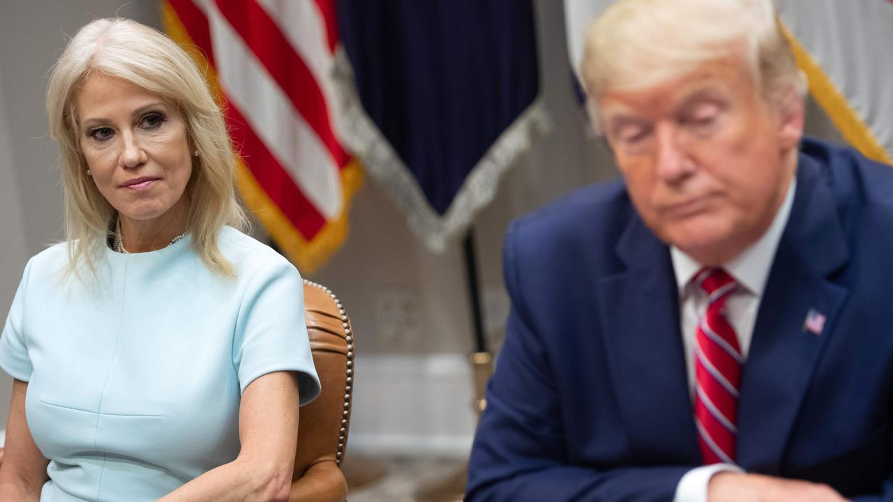 Former White House counsellor Kellyanne Conway remains a close friend of Mr Trump’s. Picture: Saul Loeb/AFP