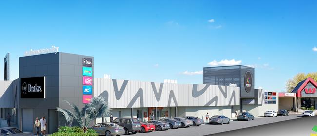 An artist impression of the refurbished Ashmore City Shopping Centre.