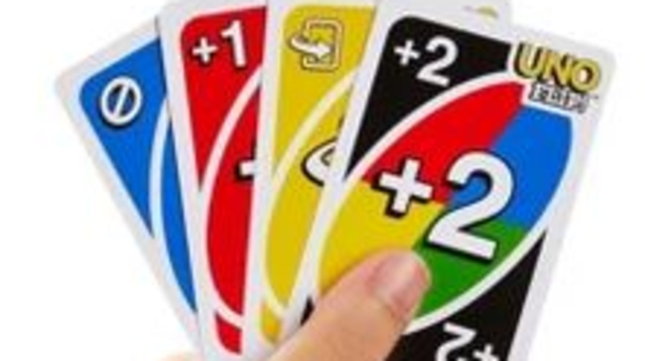 Uno flip includes tougher rules and a draw 5 card the advertiser