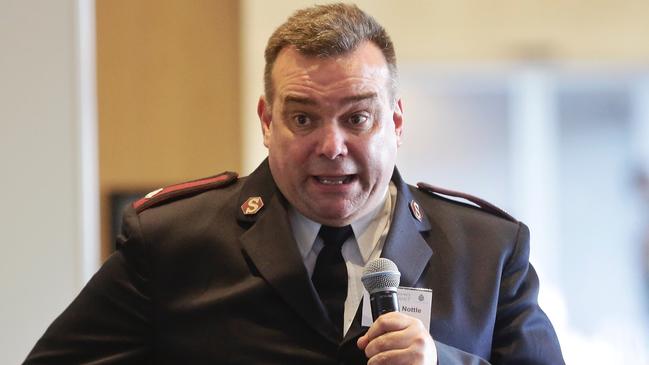 Salvation Army Major Brendan Nottle welcomes the crackdown on fake beggars. Picture: Hamish Blair