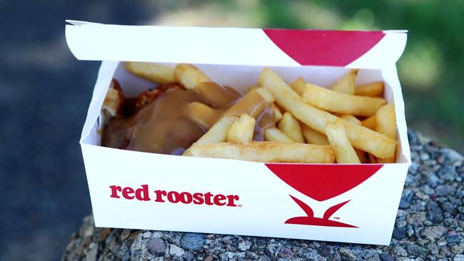 Can you imagine a world without Red Rooster chicken with chips and gravy? Picture: Hollie Adams/The Australian