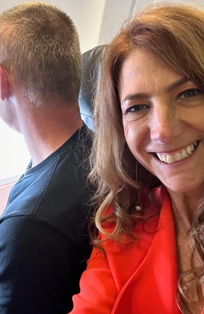 Radio host Robin Bailey soft-launches her relationship with her new boyfriend during a tropical getaway, without showing his face. Picture: Instagram