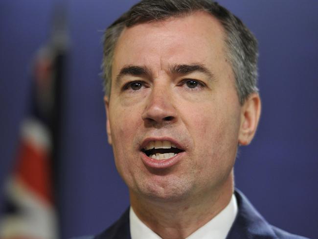 Minister for Justice Michael Keenan: “I hope the example of her case dissuades”. Picture: AAP / Joel Carrett