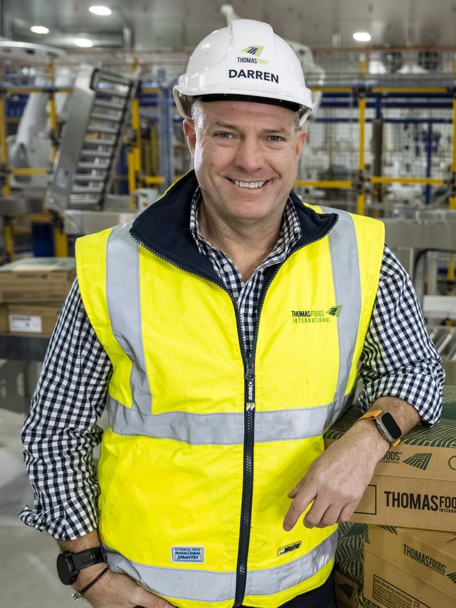 Darren Thomas of Thomas Foods. Picture: Tom Roschi Photography