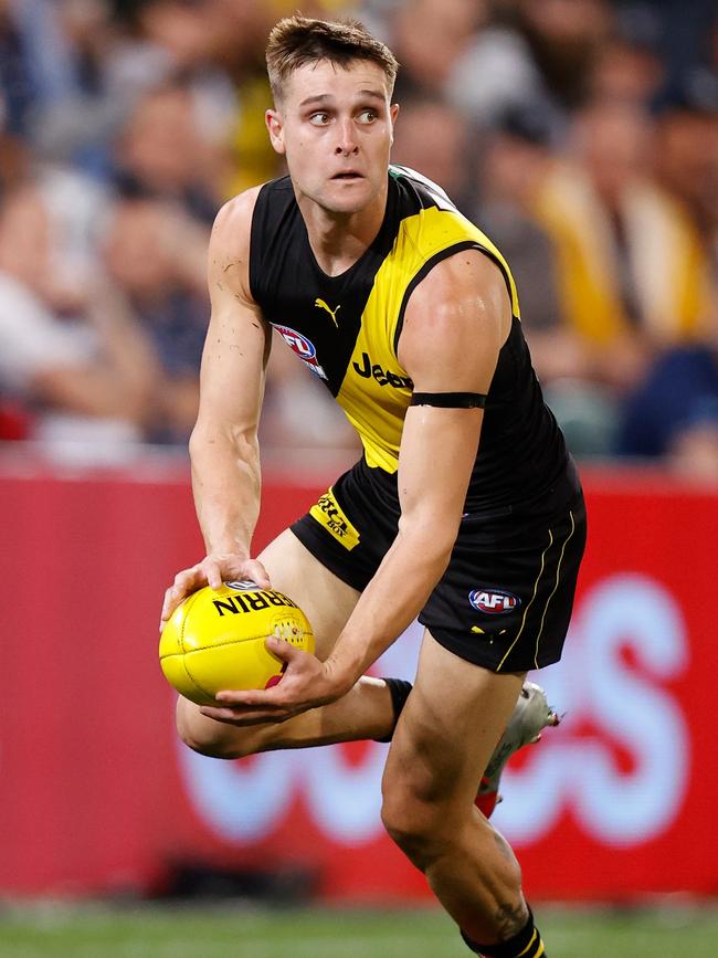 Jayden Short was drafted as a rookie and just won the best-and-fairest in a premiership year. Picture: Getty