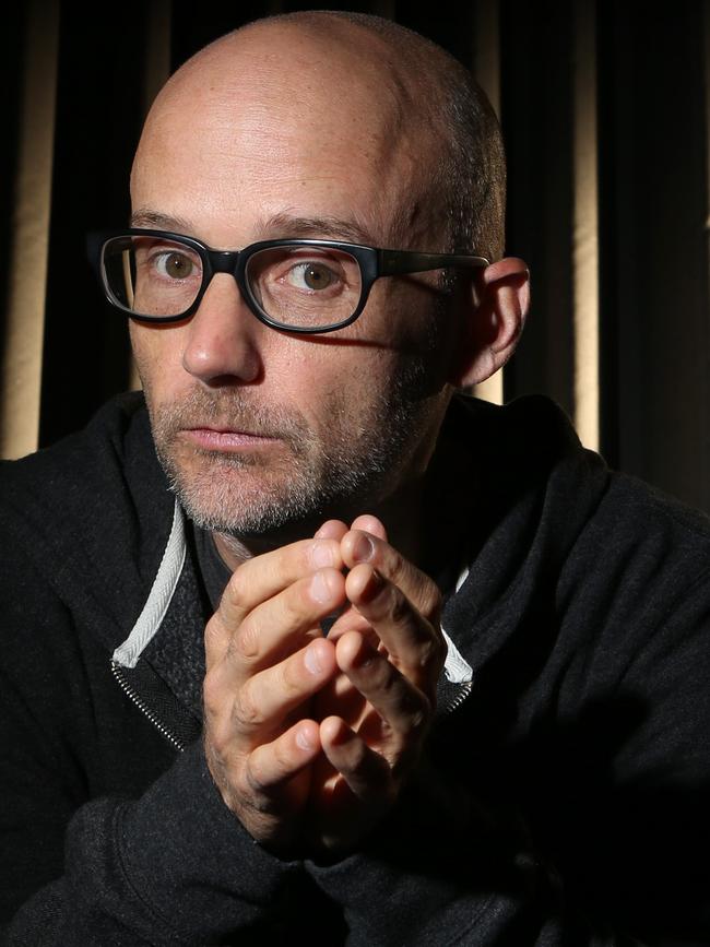 Moby‘s dishing on the highs and lows of fame. Picture: Chris Pavlich