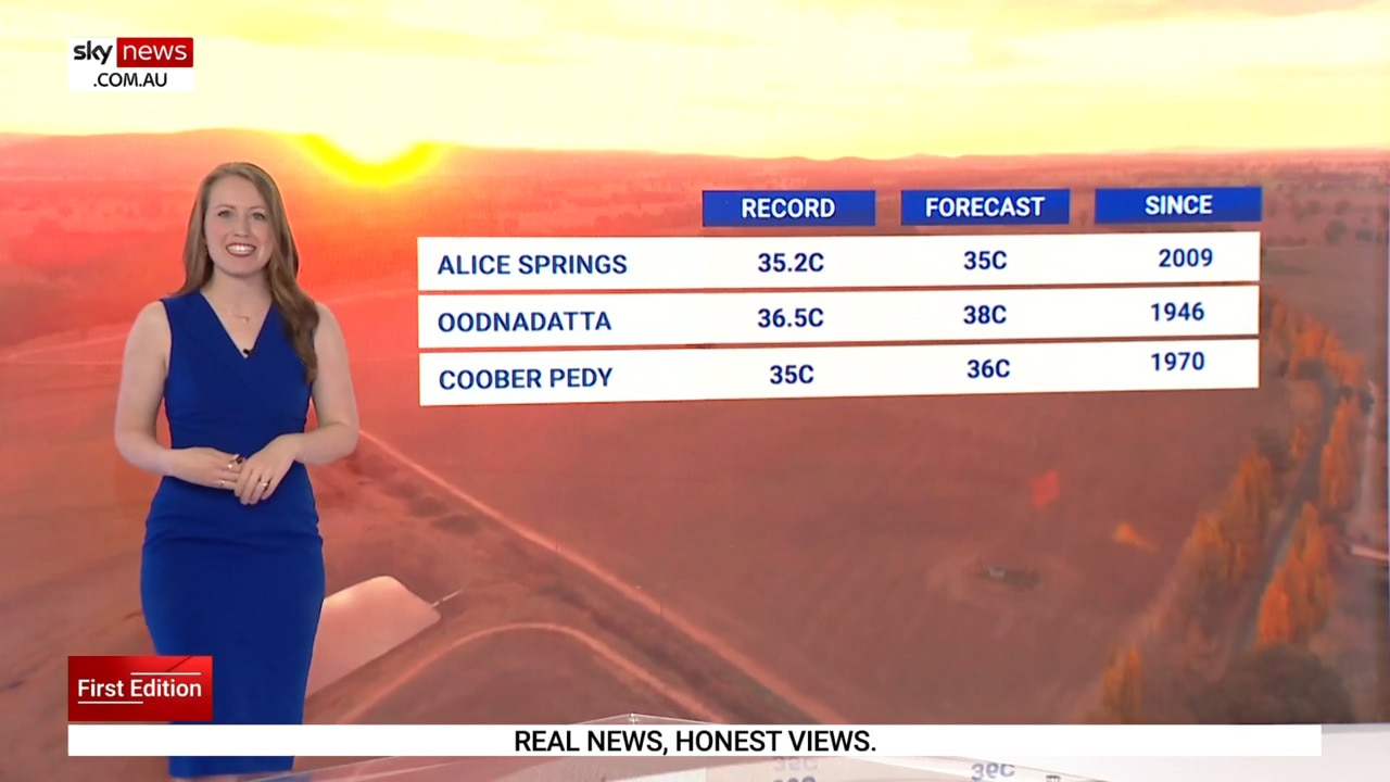 Outback heat could see winter records topple