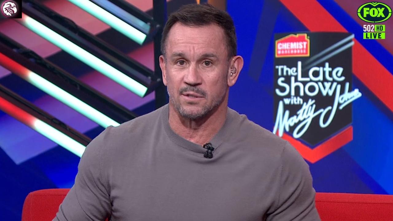 Matty Johns takes aim at Adam O'Brien’s comments. Credit: Fox League