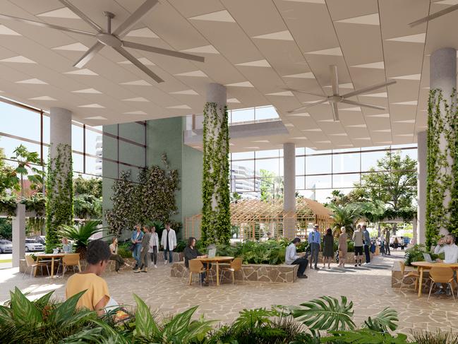 An artist's impression of the $60m Cairns Health and Innovation Centre (CHIC) set to be announced by Premier Steven Miles on Tuesday morning.