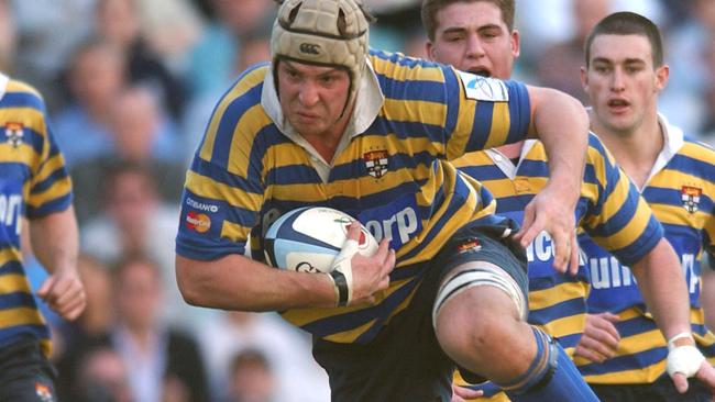 Former Wallabies player Dan Vickerman during his University days.