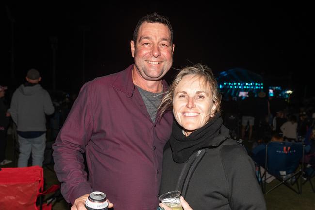 Andrew and Helene Bradley from East Mackay at Legends on the Lawn at Harrup Park Country Club.Picture: Michaela Harlow