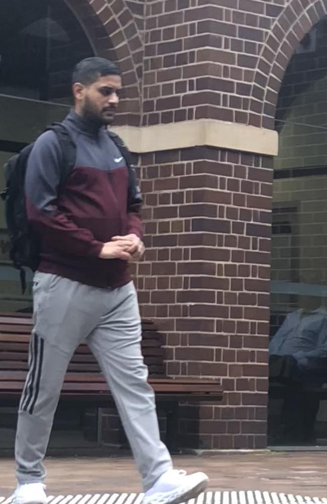 Bijay Koirala, 33, of Dee Why outside Manly Local Court on Wednesday, March 20, 2024, where he is facing charges of assaulting and then stalking and intimidating a 13-year-old boy at Dee Why.