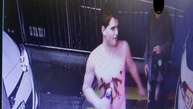 Police are seeking a man who allegedly blasted a Sylvania McDonald's employee with a fire extinguisher on September 15, 2018. Picture: Supplied