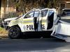 ‘Roaring noise’ as car smashes into police vehicle