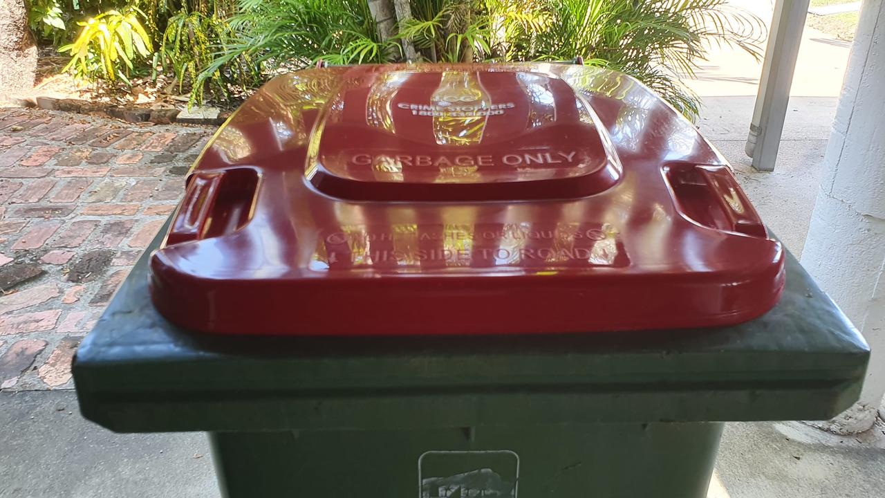 A large family that produces too much waste for their one general waste bin (not pictured) a week has been shut down by locals. Picture: Facebook