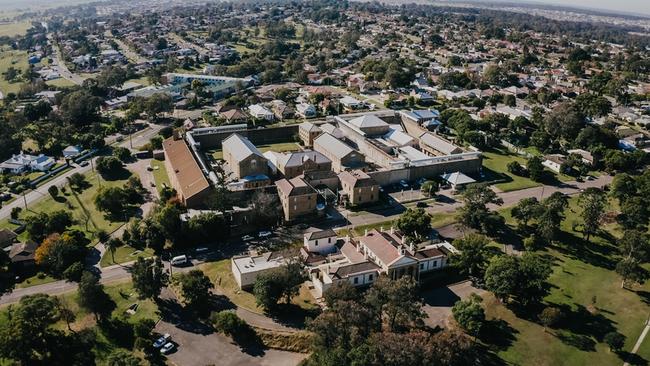 Aerial of Maitland Gaol. Supplied