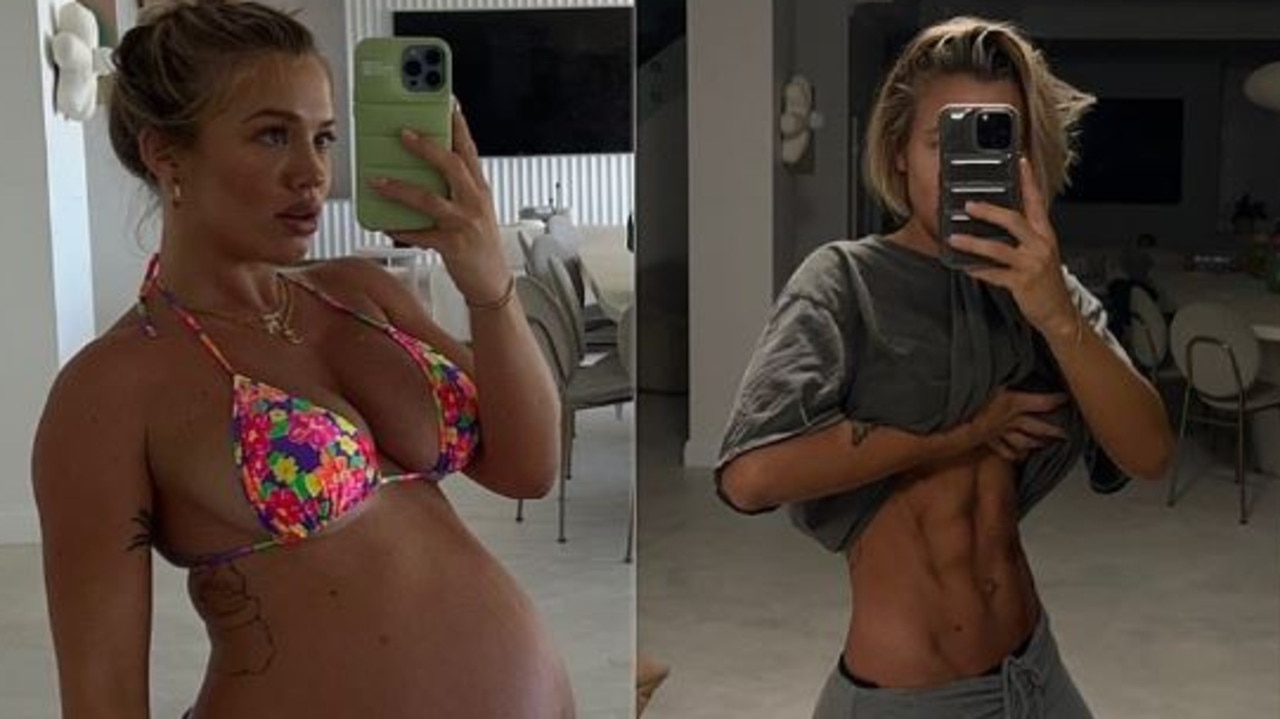 Followers of Tammy Hembrow were disappointed by her comparison photos. Picture: Instagram/tammyhembrow