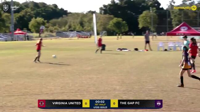Replay: Virginia United v The Gap (U12 girls gold cup) - Football Queensland Junior Cup Day 1