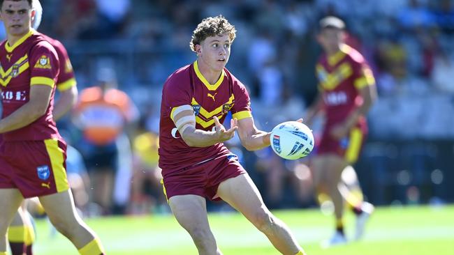 Xavier Cacciotti playing for Country in last year’s under-18 clash. Picture: NRL Photos/Gregg Porteous.