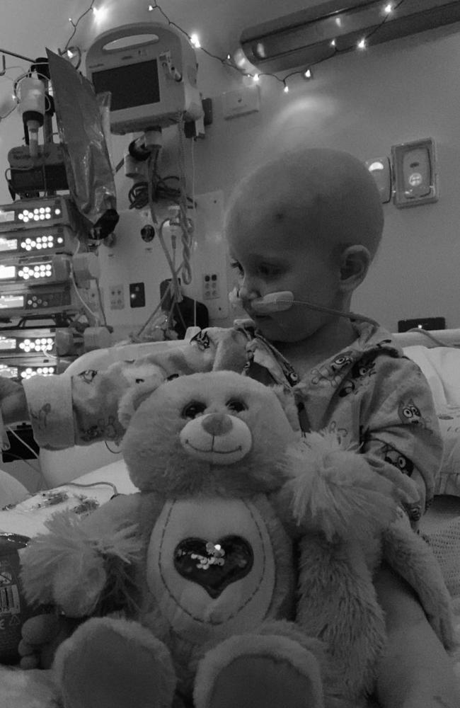 Luna was diagnosed with high-risk stage four neuroblastoma, a cancer with a 50 per cent five-year survival rate.