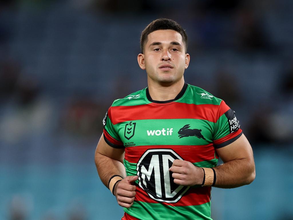 Peter Mamouzelos is set to inherit the Rabbitohs No.9 jersey from Damien Cook. Picture: Getty Images