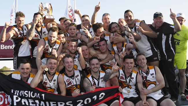 Craigieburn won the 2019 Division 1 premiership. Picture: Andy Brownbill