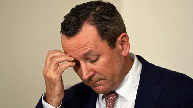 Premier Mark McGowan has described the threat as ‘bizarre’. Picture: NCA NewsWire/Sharon Smith