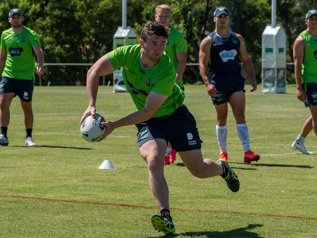 Canberra SG Ball skipper Clay Webb has earned himself a development contract with the Raiders. Picture: Raiders Media.