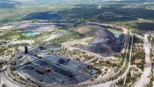 An aerial view of Collinsville Coal Mine.