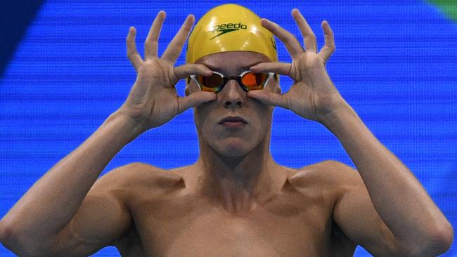 Australia's Mitchell Larkin qualified second fastest for the 200m backstroke final