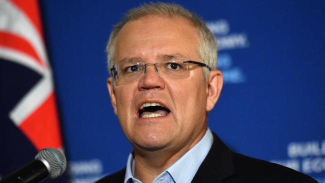 Prime Minister Scott Morrison in Darwin. Picture: AAP